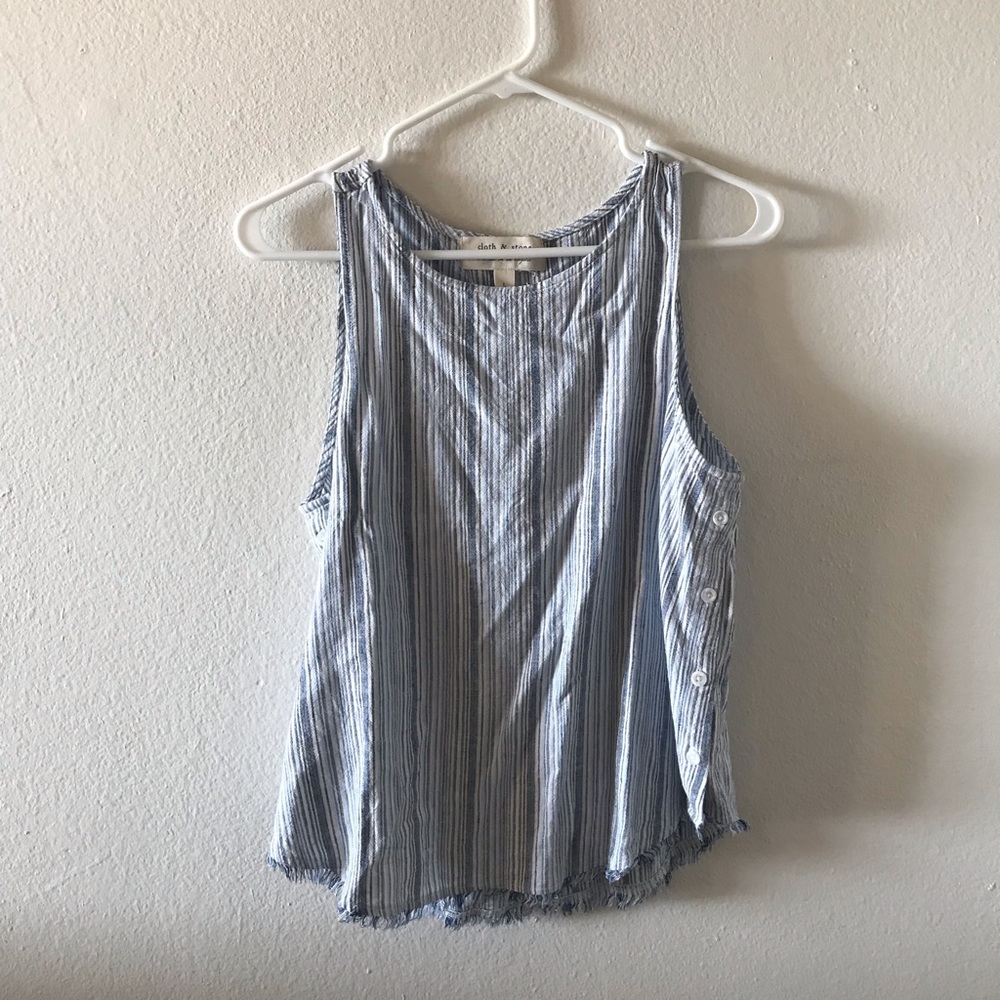 Cloth and stone top